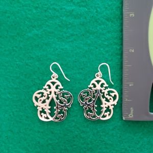 STERLING Filigree  Earrings